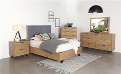 Taylor 2-drawer Nightstand Light Honey Brown - 223422