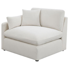 Hobson 6-piece Upholstered Modular Sectional Sofa Ivory - 551451-SET