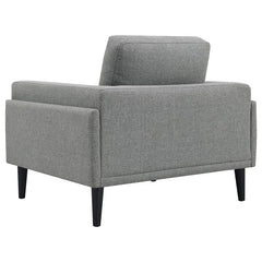 Rilynn Upholstered Track Arm Accent Chair Grey - 509526