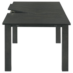 Jakob 5-piece Rectangular Dining Set Grey and Black - 115131-S5