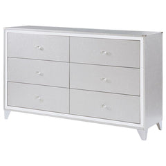 Larue 6-drawer Dresser Silver - 224493