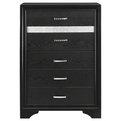 Miranda 5-piece Queen Bedroom Set Black - 206361Q-S5