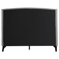 Mosby Upholstered Eastern King Wingback Bed Grey - 306021KE