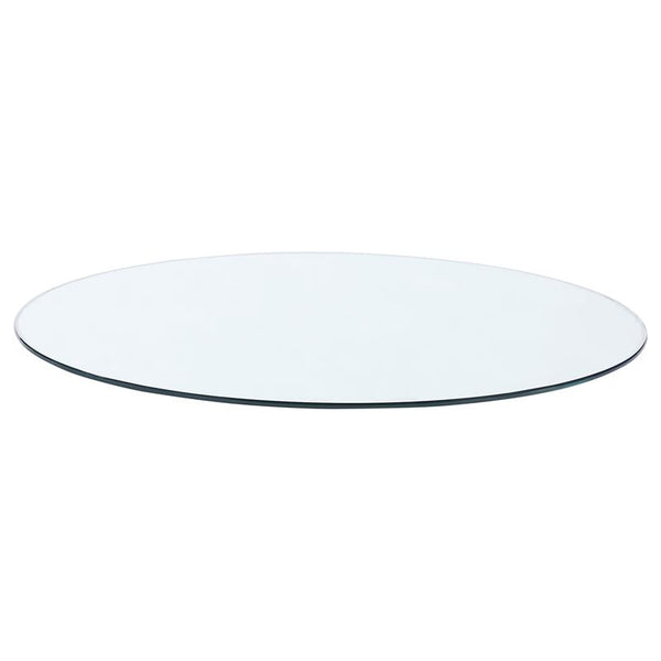 52" 12mm Round Glass Table Top Clear - CP52RD-12
