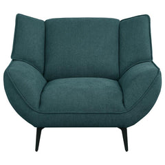 Acton 3-piece Upholstered Flared Arm Sofa Set Teal Blue - 511161-S3