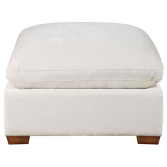 Lakeview Rectangular Upholstered Ottoman Ivory - 551463