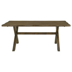 Alston 7-piece Rectangular Dining Set Knotty Nutmeg and Brown - 106381-S7