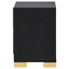 Marceline 2-drawer Nightstand Black - 222832