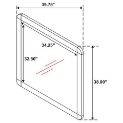 Robyn 5-piece Eastern King Bedroom Set Dark Walnut - 205131KE-S5