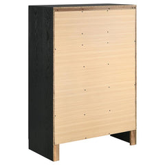 Miranda 5-piece Full Bedroom Set Black - 206361F-S5