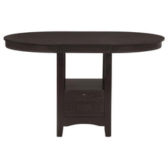 Lavon Oval Counter Height Table Espresso - 102888