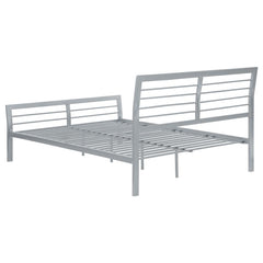 Cooper Metal Twin Open Frame Bed Silver - 300201T