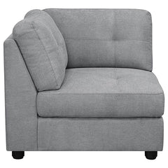 Claude Upholstered Corner Dove - 551005
