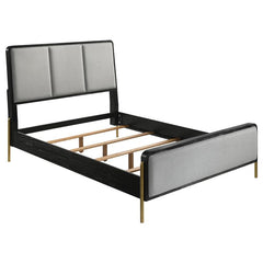 Arini 4-piece Eastern King Bedroom Set Black and Grey - 224331KE-S4