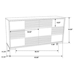 Blacktoft 5-piece Eastern King Bedroom Set Black - 207101KE-S5