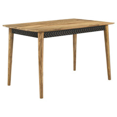 Partridge 5-piece Rectangular Counter Height Dining Set Natural Sheesham and Camel - 110578-S5C