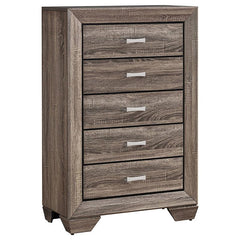 Kauffman 5-piece Queen Bedroom Set Washed Taupe - 204191Q-S5