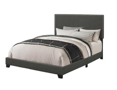 Boyd Upholstered California King Panel Bed Charcoal - 350061KW