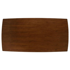 Malone Rectangular Dining Table Dark Walnut - 105351