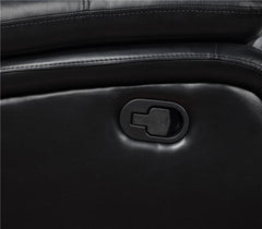 Camila Upholstered Glider Recliner Chair Black - 610246