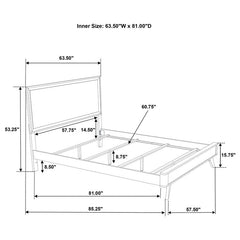 Janelle 4-piece Queen Bedroom Set White - 223651Q-S4