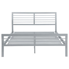 Cooper Metal Queen Open Frame Bed Silver - 300201Q