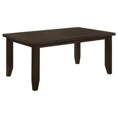 Dalila Dining Room Set Cappuccino and Black - 102721-S6