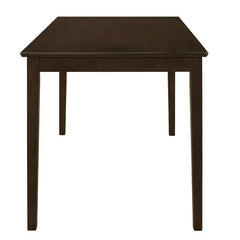 Guillen 5-piece Dining Set with Bench Cappuccino and Dark Brown - 150232