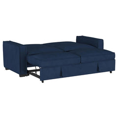 Gretchen Upholstered Convertible Sleeper Sofa Bed Navy Blue - 360240