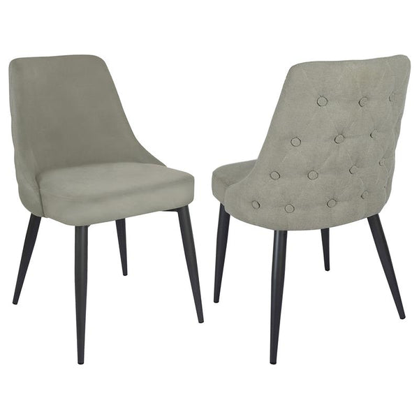 Cosmo Upholstered Curved Back Side Chairs (Set of 2) - 106044