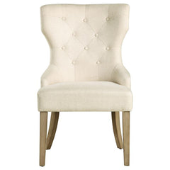 Baney Tufted Upholstered Dining Chair Beige - 104507