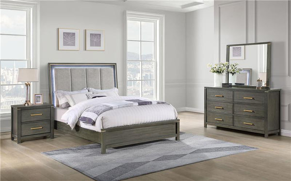 Kieran 4-piece Queen Bedroom Set Grey - 224741Q-S4