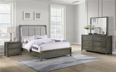 Kieran 4-piece Queen Bedroom Set Grey - 224741Q-S4