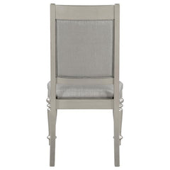 Bling Game Open Back Side Chairs Metallic (Set of 2) - 106472