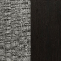 Kentfield Solid Back Upholstered Bar Stools Grey and Antique Noir (Set of 2) - 193129