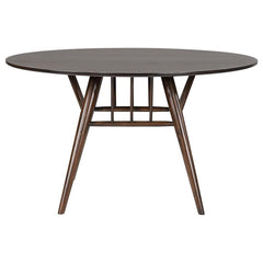 Everton Round 53-inch Wood Dining Table Walnut - 108891