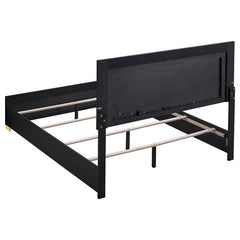 Marceline 4-piece Eastern King Bedroom Set Black - 222831KE-S4
