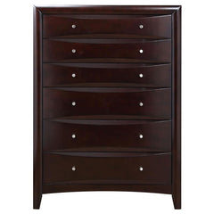 Phoenix 5-piece Queen Bedroom Set Cappuccino - 200409Q-S5