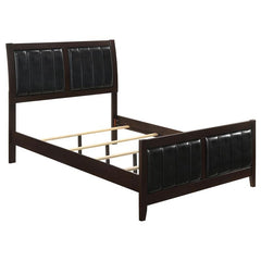 Carlton 5-piece Eastern King Bedroom Set Cappuccino - 202091KE-S5