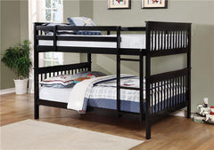 Chapman Wood Full Over Full Bunk Bed Black - 460359