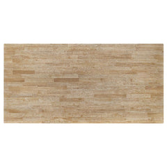 Hollis 7-piece Rectangular Counter Height Dining Set Brown and White - 122248-S7