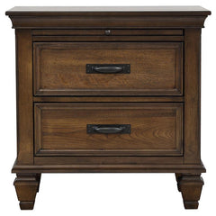 Franco 5-piece California King Bedroom Set Burnished Oak - 200971KW-S5