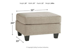 Abney Ottoman - 4970114