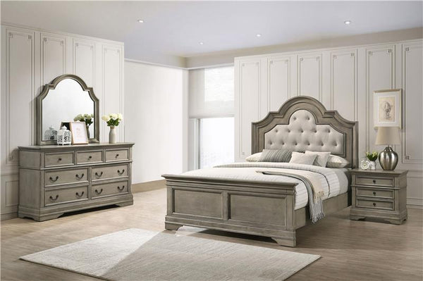 Manchester 4-piece California King Bedroom Set Wheat Brown - 222891KW-S4