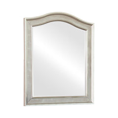 Bling Game Arched Top Vanity Mirror Metallic Platinum - 204188