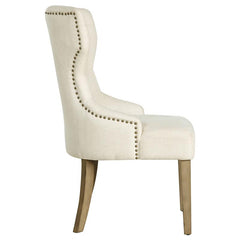 Baney Tufted Upholstered Dining Chair Beige - 104507