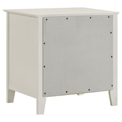 Selena 2-drawer Youth Nightstand Cream White - 400232