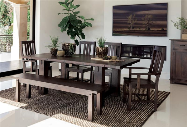 Calandra Wooden Rectangle Bench Vintage Java - 192956