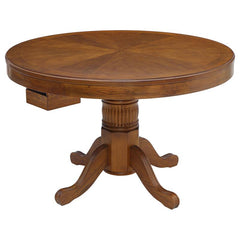 Mitchell 5-piece Game Table Set Amber and Brown - 100951-S5