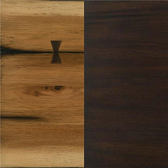 Bexley Rectangular Live Edge Dining Set Natural Honey and Espresso - 110331-S5